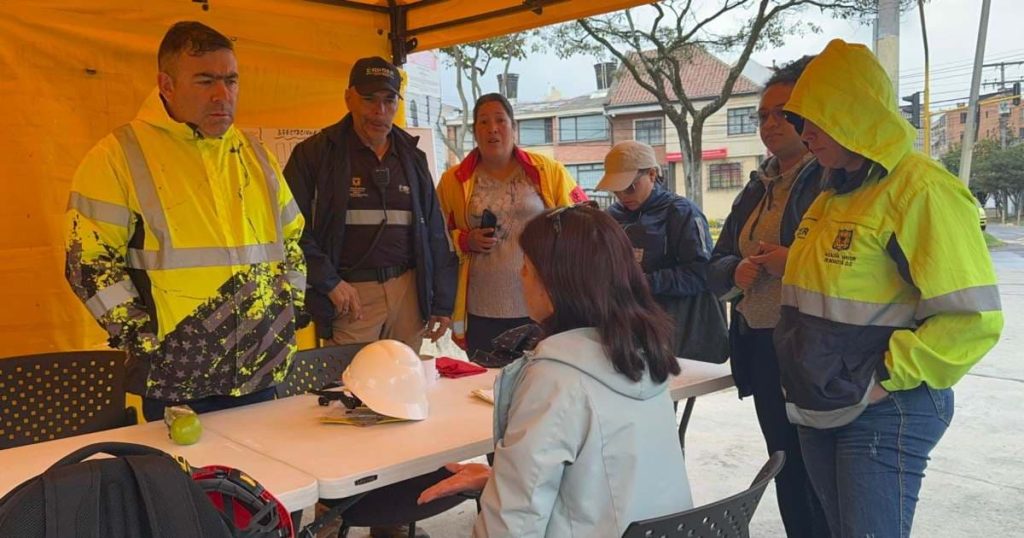 Distrito brinda apoyo y atención a afectados por explosivo en Teusaquillo.