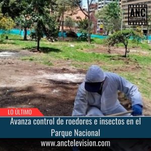 Avanza control de roedores e insectos en el Parque Nacional.