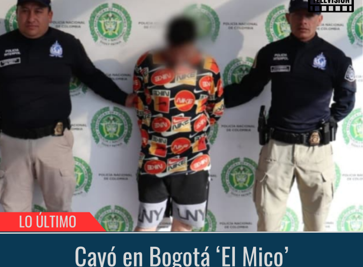 Cayó en Bogotá ‘El Mico’.