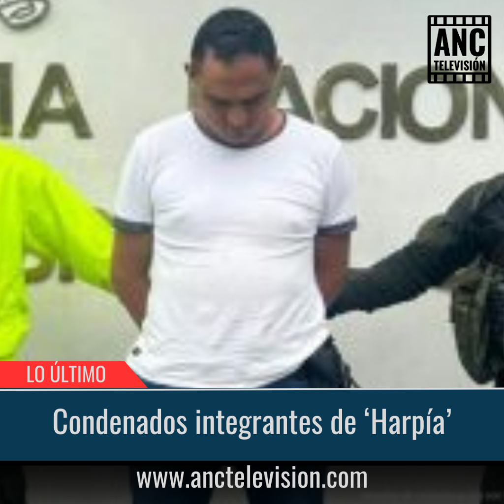 Condenados integrantes de ‘Harpía’.