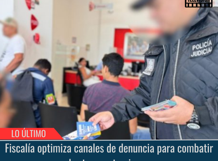 Fiscalía optimiza canales de denuncia para combatir hurtos y extorsiones.