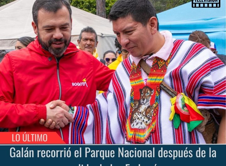 Galán recorrió el Parque Nacional después de la salida de los Emberá.