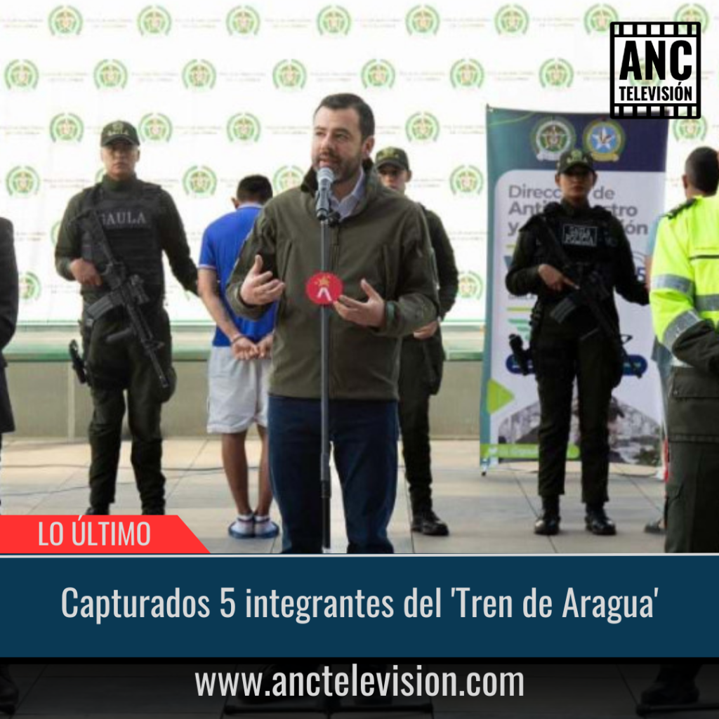 Capturados 5 integrantes del 'Tren de Aragua'.