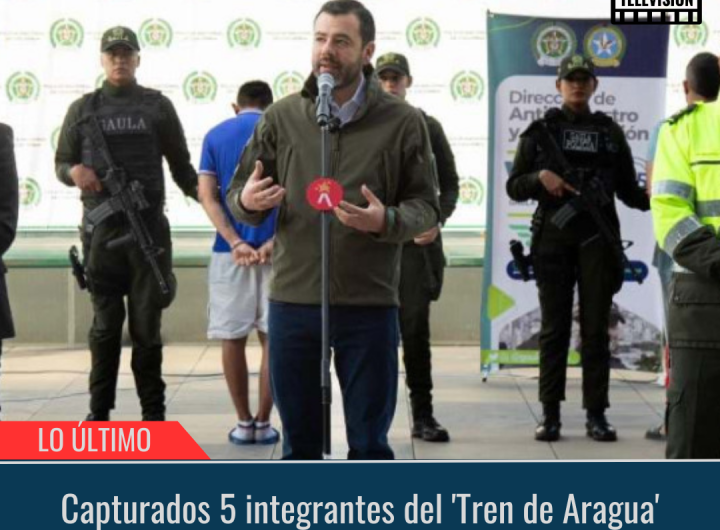 Capturados 5 integrantes del 'Tren de Aragua'.