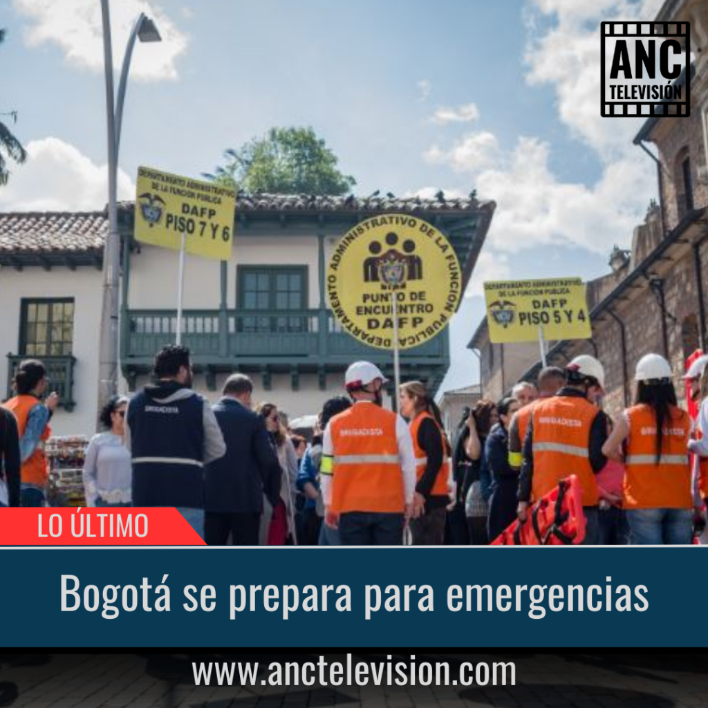 Bogotá se prepara para emergencias.