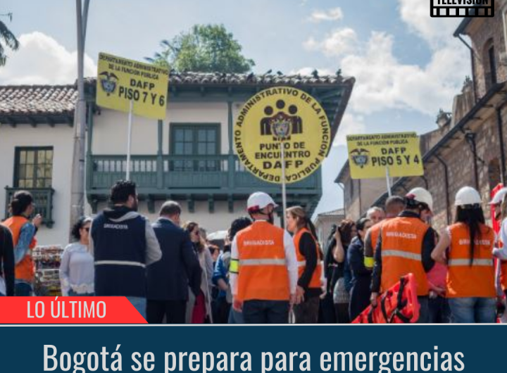 Bogotá se prepara para emergencias.