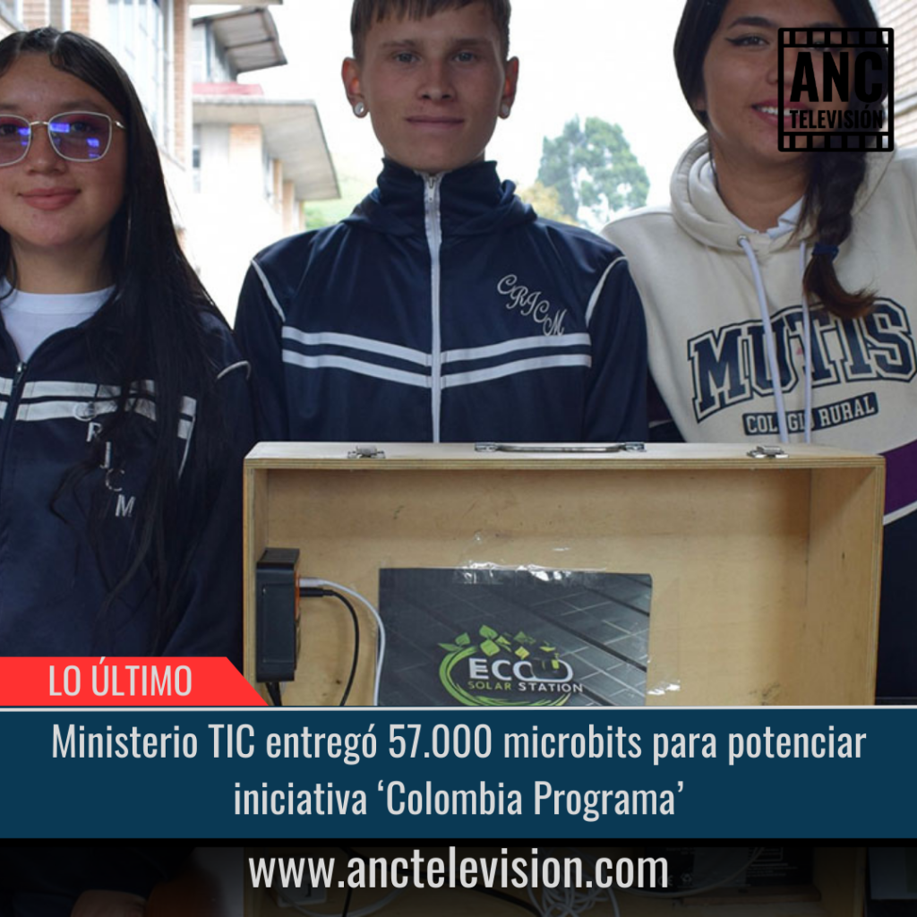 Ministerio TIC entregó 57.000 microbits.