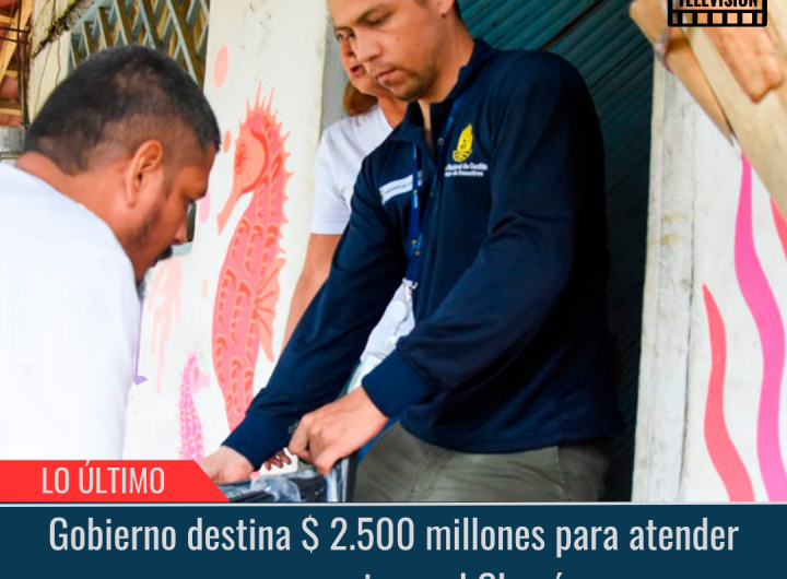 Gobierno destina $ 2.500 millones.