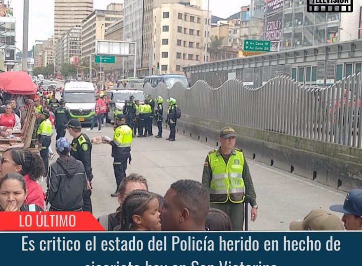 Es critico el estado del Policía herido.