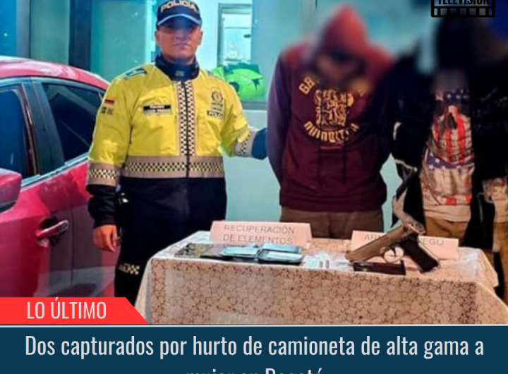 Dos capturados por hurto de camioneta.