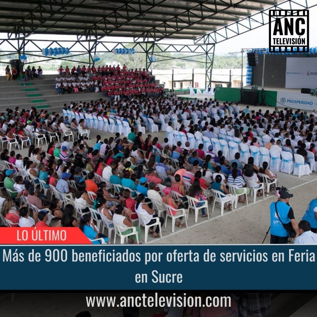 Más de 900 beneficiados por oferta de servicios en Feria en Sucre.