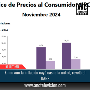 En un año la inflación cayó casi a la mitad.