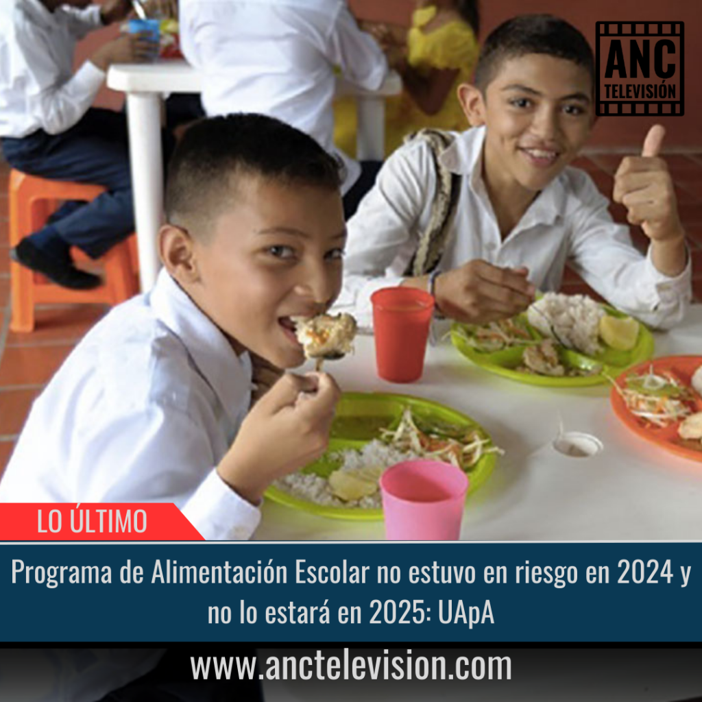 Programa de Alimentación Escolar no estuvo en riesgo en 2024.