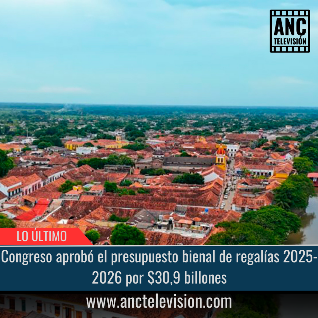 Congreso aprobó el presupuesto bienal de regalías 2025-2026.