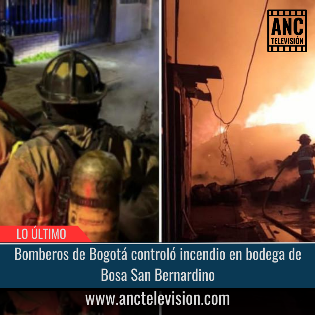 Bomberos de Bogotá controló incendio.