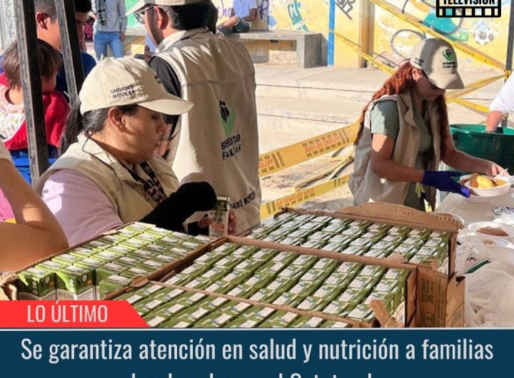 Se garantiza atención en salud y nutrición.