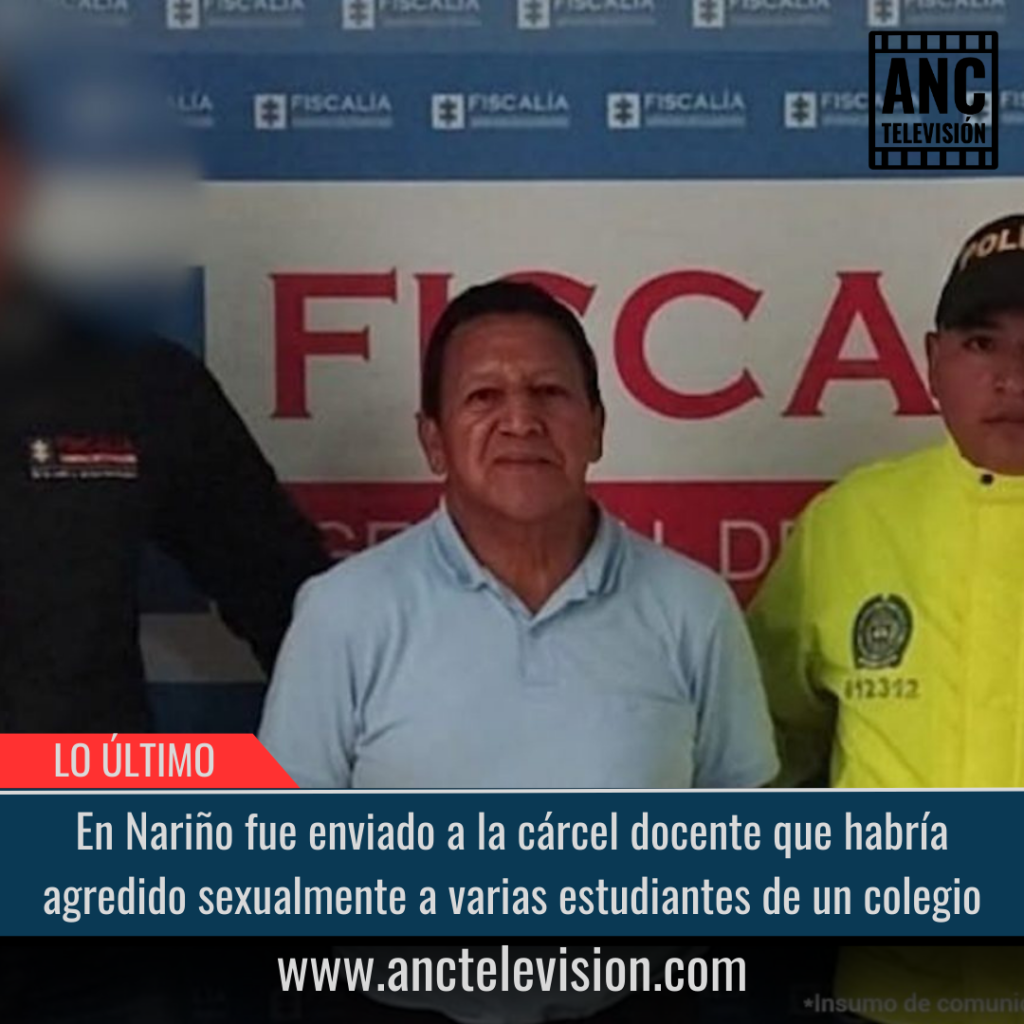 En Nariño fue enviado a la cárcel docente.