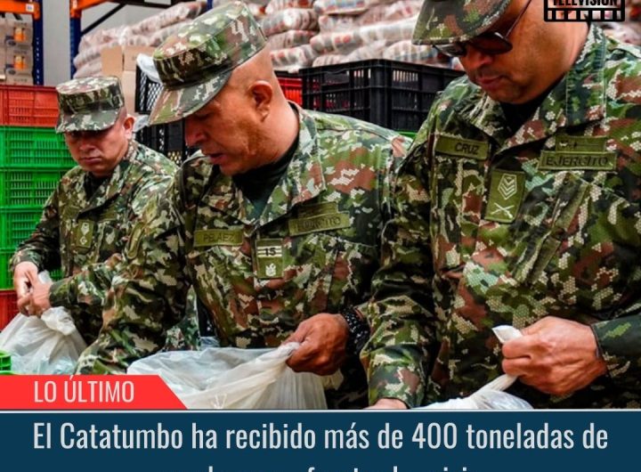 El Catatumbo ha recibido más de 400 toneladas de ayuda.