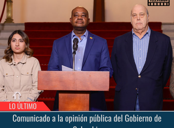 Comunicado a la opinión pública.