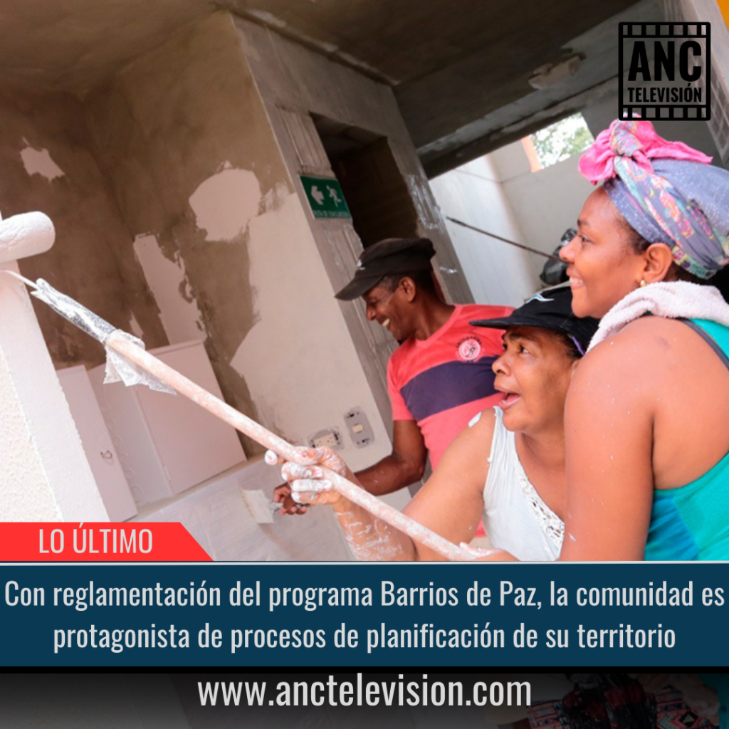 Reglamentación del programa Barrios de Paz.