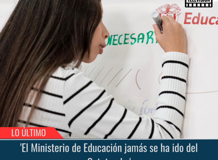 'El Ministerio de Educación jamás se ha ido del Catatumbo': ministro Daniel Rojas.