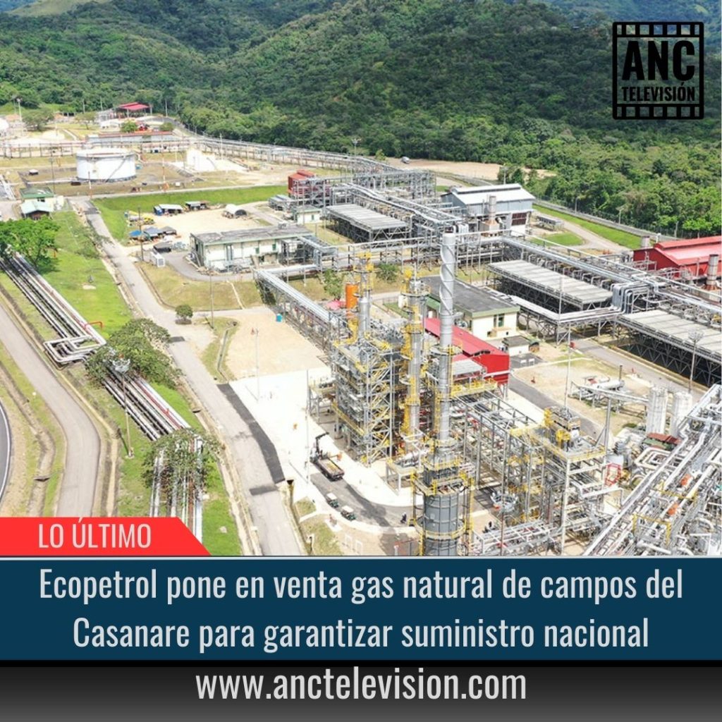 Ecopetrol pone en venta gas natural.