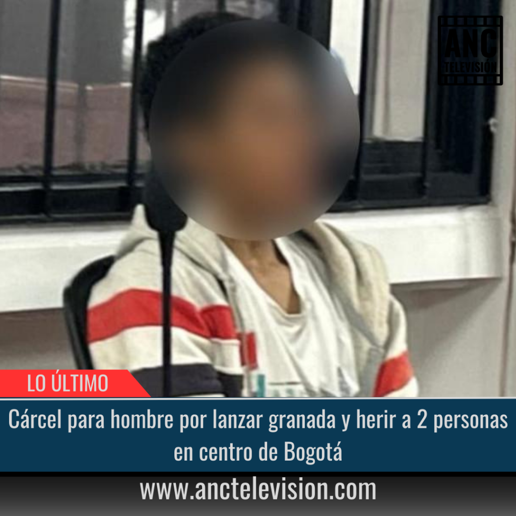 Cárcel para hombre por lanzar granada.