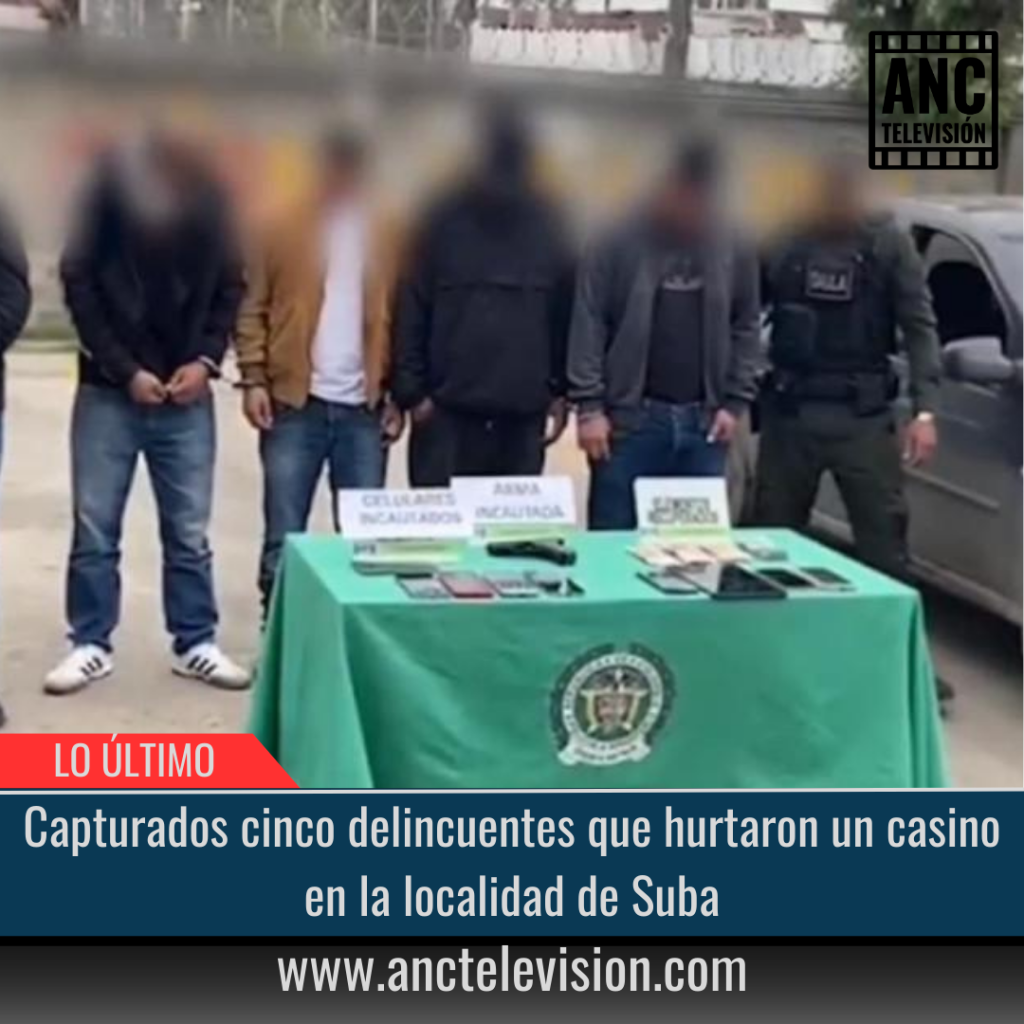 Capturados cinco delincuentes.