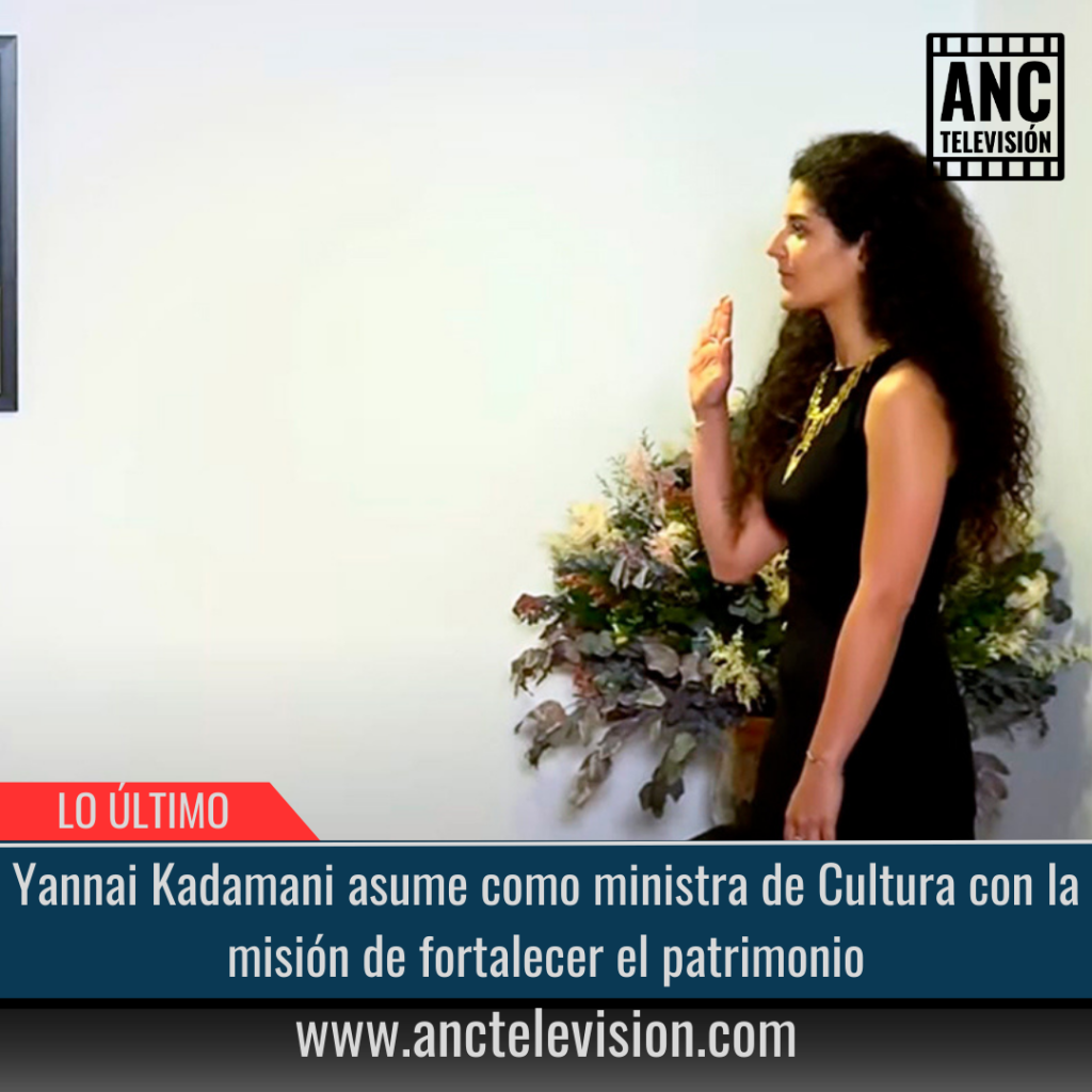 Yannai Kadamani asume como ministra de Cultura.