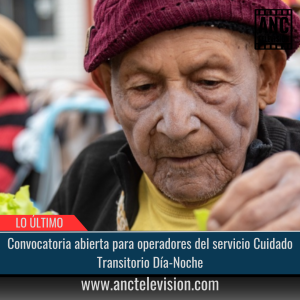 Convocatoria abierta para operadores del servicio Cuidado Transitorio.