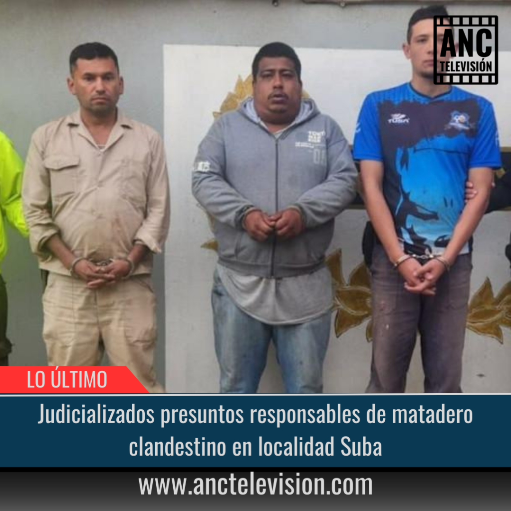 Judicializados presuntos responsables de matadero.