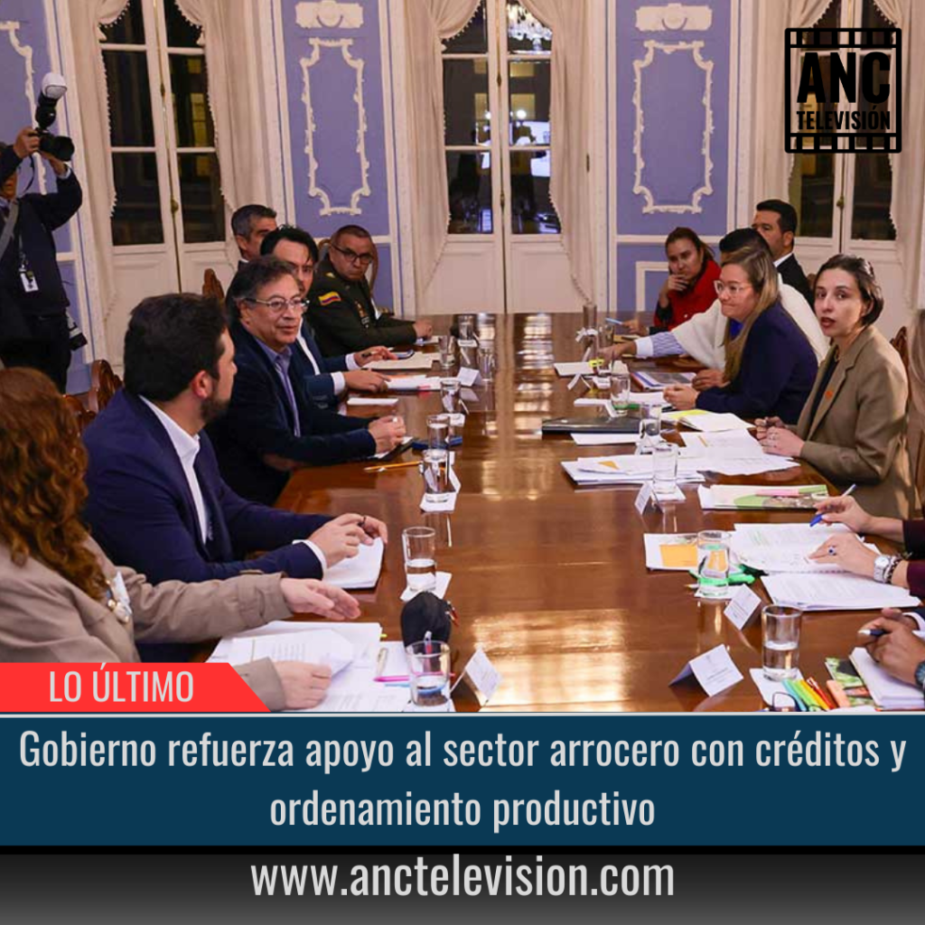 Gobierno refuerza apoyo al sector arrocero.