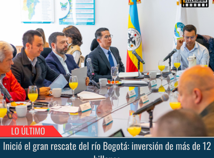 Inició el gran rescate del río Bogotá.