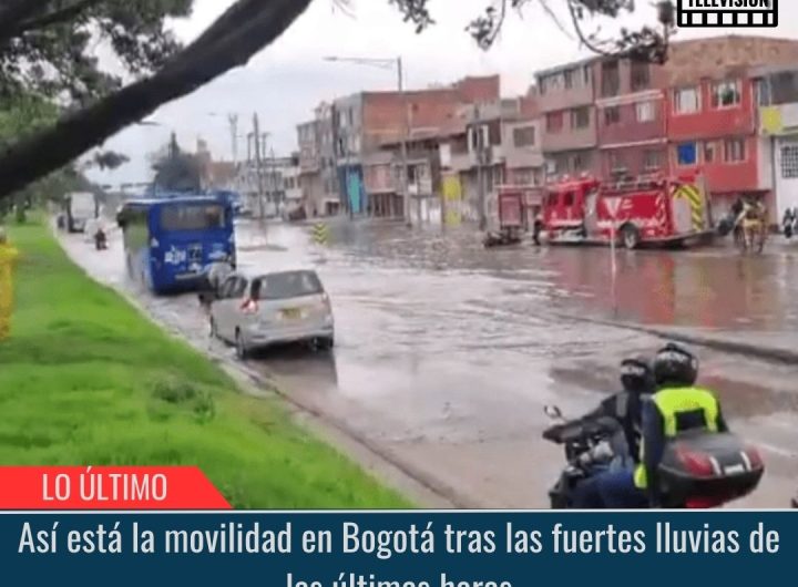 Así está la movilidad en Bogotá.