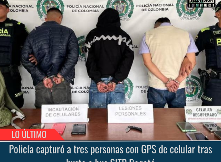 Policía capturó a tres personas.