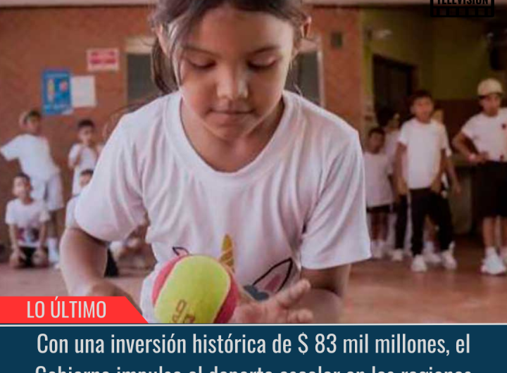 El Gobierno impulsa el deporte escolar.