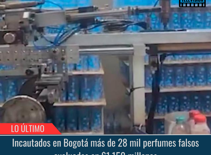 Incautados en Bogotá más de 28 mil perfumes falsos.