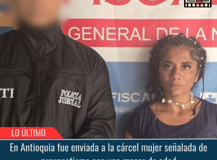 Mujer señalada de proxenetismo.