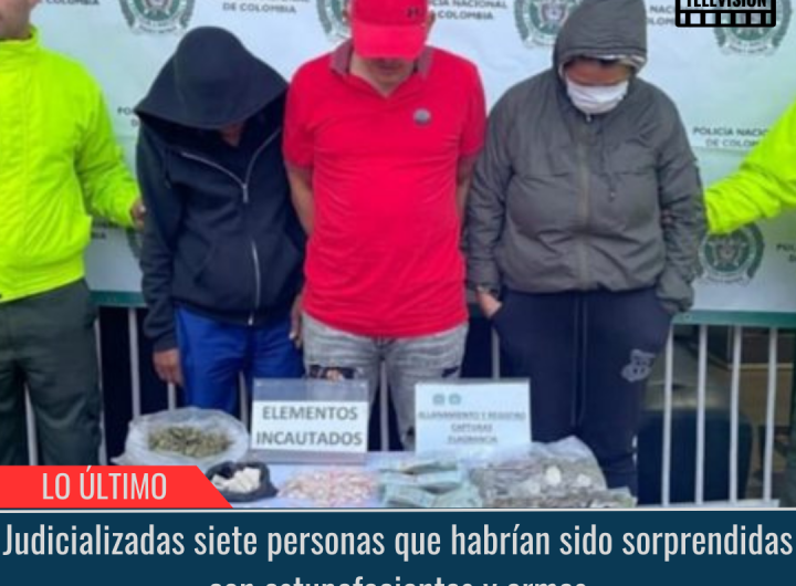 Judicializadas siete personas.