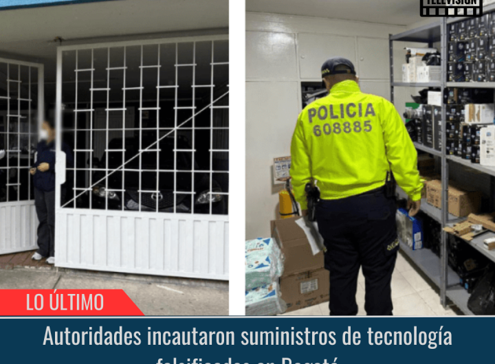 Autoridades incautaron suministros de tecnología falsificados.