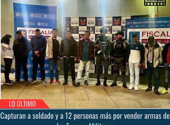 Capturan a soldado y a 12 personas.