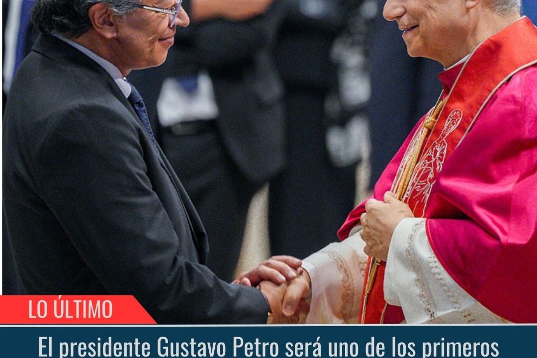 Papa León XIV en el acto d​e entronización.