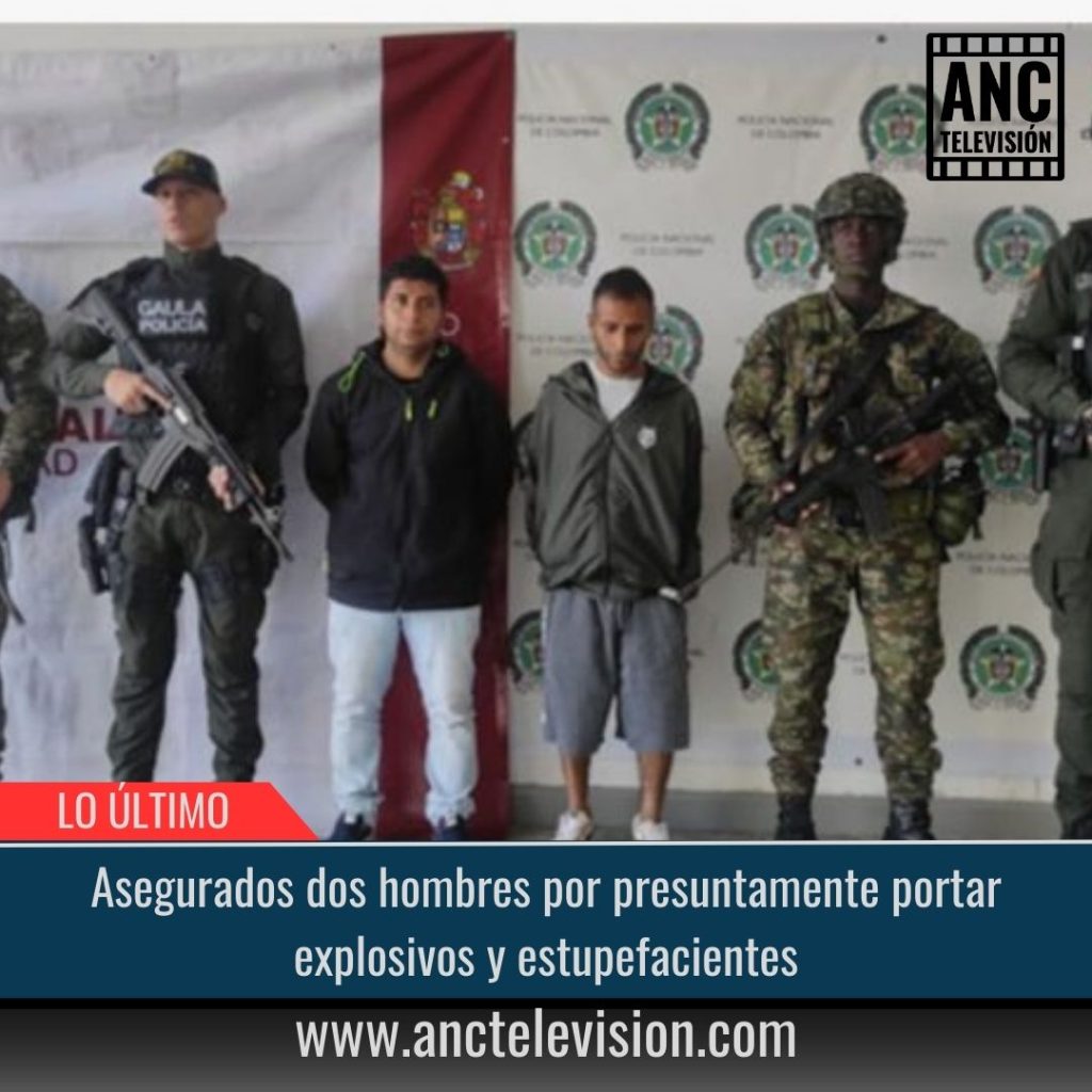 Asegurados dos hombres.