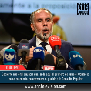 Se convocará al pueblo a la Consulta Popular.