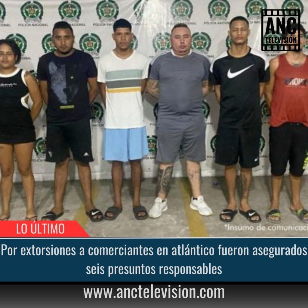 Asegurados seis presuntos responsables.