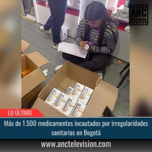 Más de 1.500 medicamentos incautados.