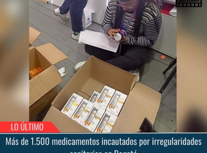 Más de 1.500 medicamentos incautados.