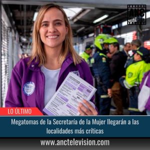 Megatomas de la Secretaría de la Mujer.