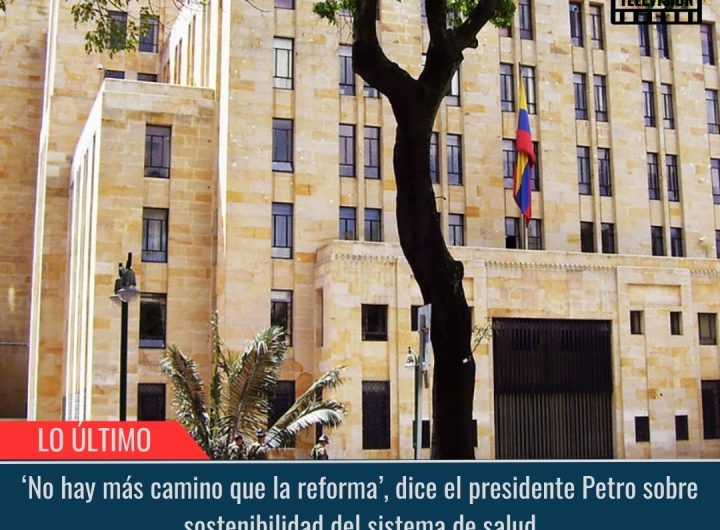 ‘No hay más camino que la reforma’.