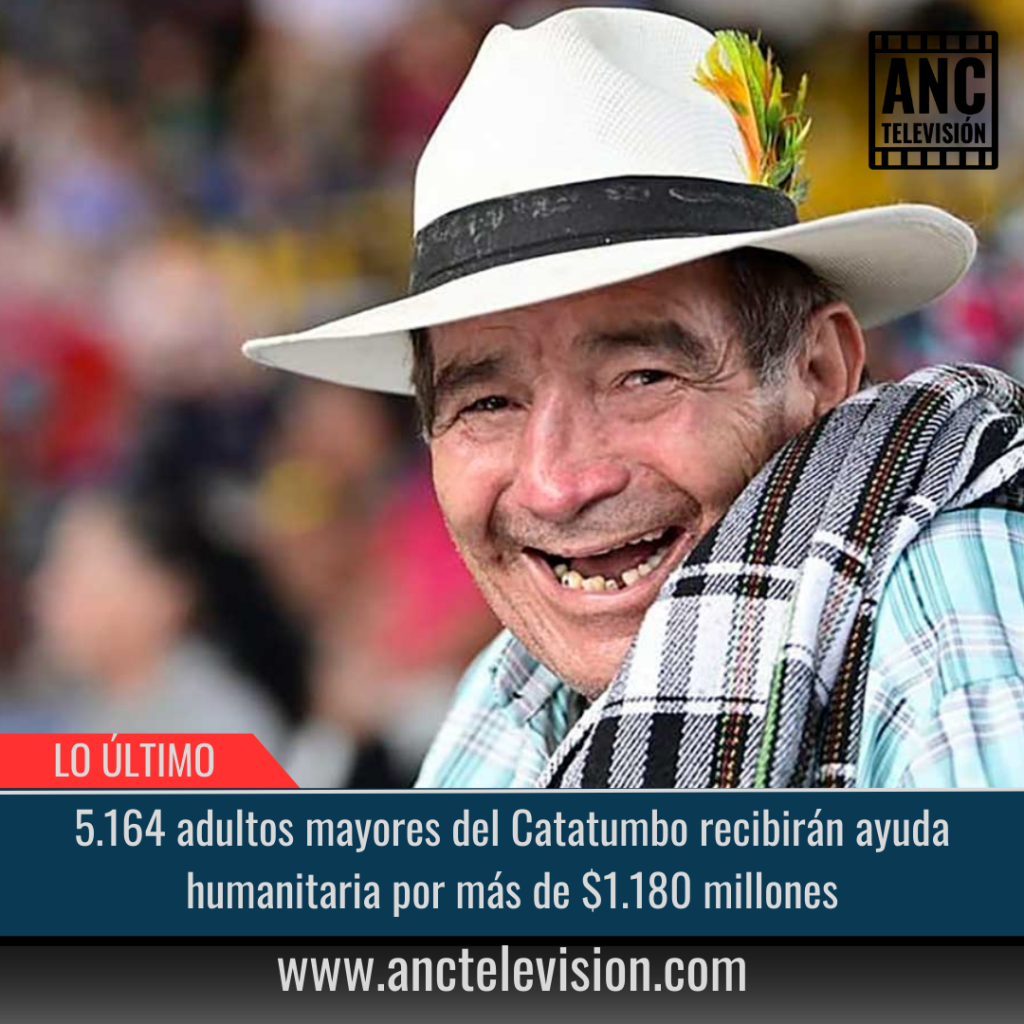 5.164 adultos mayores del Catatumbo recibirán ayuda.